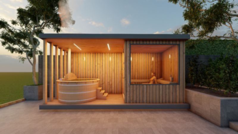 Outdoor Sauna & Spa