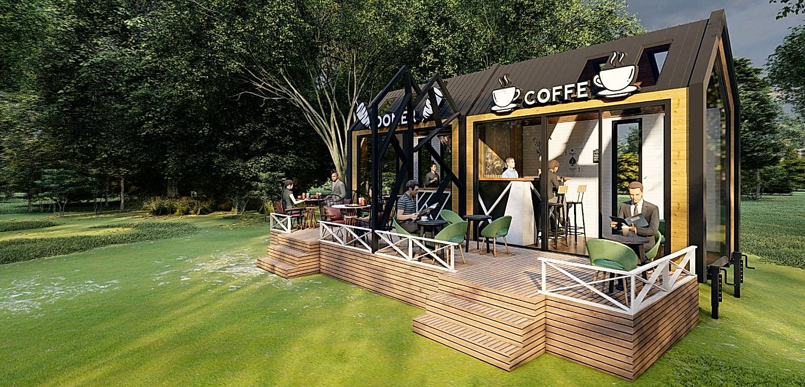 Combo Cafe Tiny House